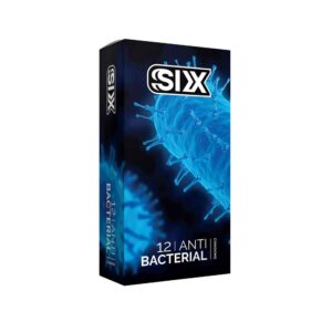 کاندوم آنتی باکتریال سیکس مدل ANTI BACTERIAL بسته 12 عددی
